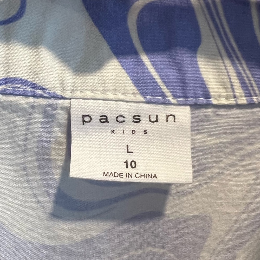 PacSun Abstract Marble Pattern Shirt - Picture 5 of 5
